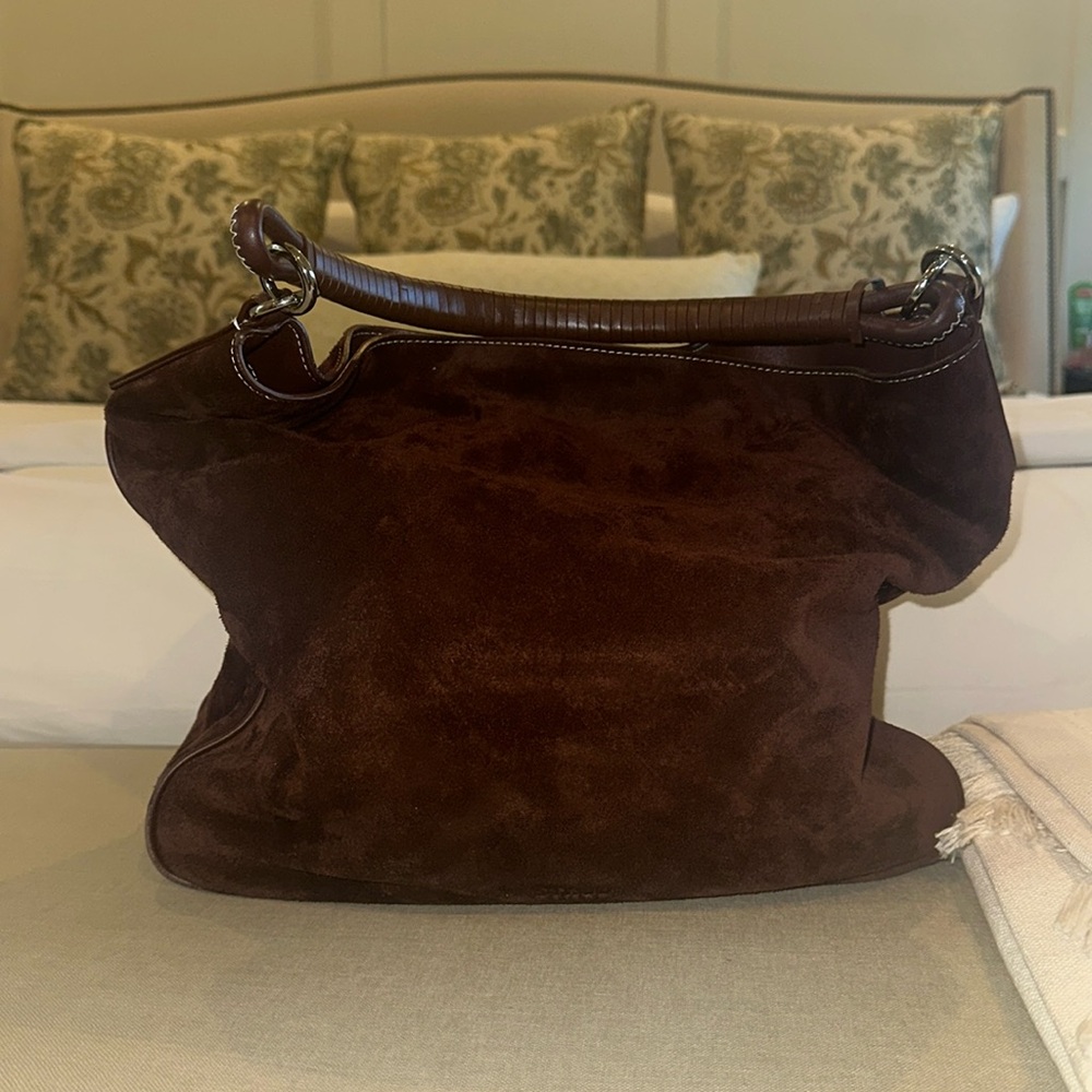 STAUD PERRY SHOULDER BAG MAHOGANY